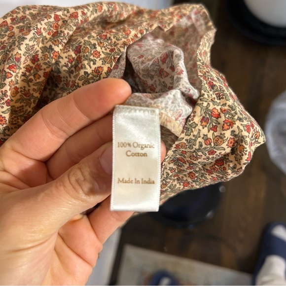 Christy Dawn (M) The Dawn Dress in Berry Dusty Red Printed Organic Cotton Midi - Picture 8 of 10